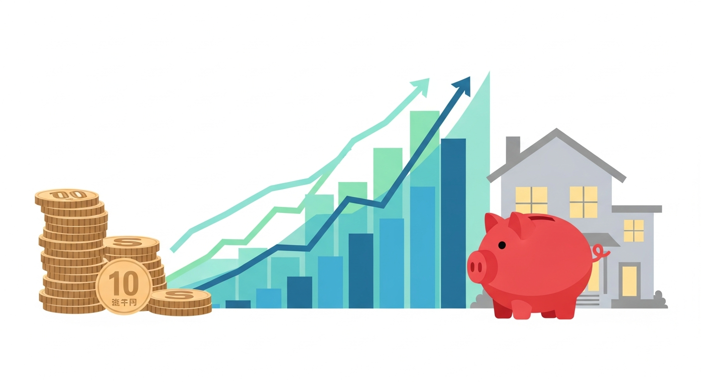 配当金生活にはいくら必要？月別シミュレーションで必要資金を解説のイメージ画像